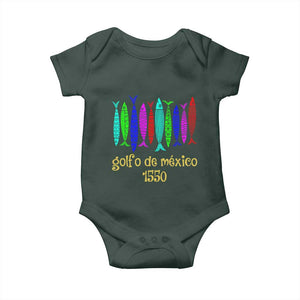 Gulf of Mexico Baby Onesie Golfo de México 1550 Retro Tuna TS02 Print Your Wear