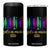 Gulf of Mexico 4 in 1 Can Cooler Tumbler Golfo de México 1550 Retro Tuna TS02 One Size: 16 oz Black Print Your Wear