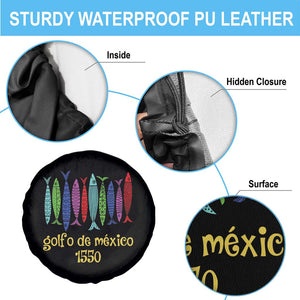 Gulf of Mexico Spare Tire Cover Golfo de México 1550 Retro Tuna TS02 Print Your Wear