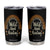 Wild About Reading Tumbler Cup Teacher Student Back to School Retro Rainbow TS02 Black Print Your Wear