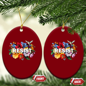 Resist Floral Ceramic Ornament Retro Botanical Graphic TS02 Print Your Wear