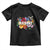 Resist Floral Toddler T Shirt Retro Botanical Graphic TS02 Black Print Your Wear