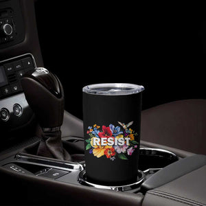 Resist Floral Tumbler Cup Retro Botanical Graphic TS02 Print Your Wear