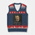 Theodore Teddy Roosevelt Patriotic V-Neck Knit Sweater Vest Patriotism Means To Stand By The Country TS02 Navy Red Print Your Wear