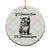 Cute Cat St Patricks Day Ceramic Ornament If I Shenan Once I'll Shenanigan TS02 1pc Christmas Plaid Print Your Wear