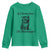 Cute Cat St Patricks Day Youth Sweatshirt If I Shenan Once I'll Shenanigan TS02 Irish Green Print Your Wear