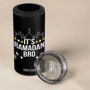 It's Ramadan Bro 4 in 1 Can Cooler Tumbler Islamic Fasting Muslim TS02 Print Your Wear