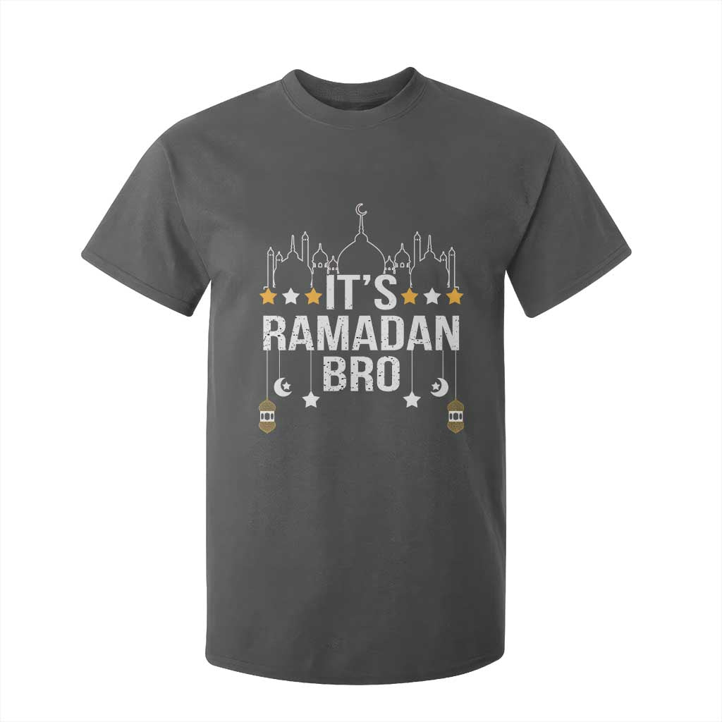 It's Ramadan Bro T Shirt For Kid Islamic Fasting Muslim TS02 Dark Heather Print Your Wear