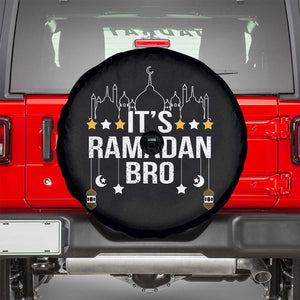 It's Ramadan Bro Spare Tire Cover Islamic Fasting Muslim TS02 Black Print Your Wear