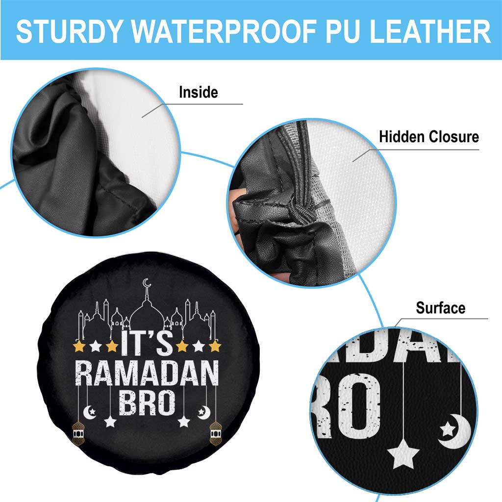 It's Ramadan Bro Spare Tire Cover Islamic Fasting Muslim TS02 Print Your Wear