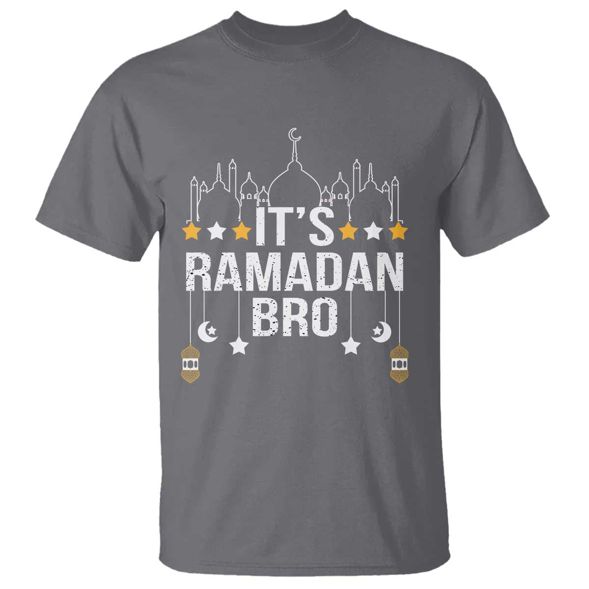 It's Ramadan Bro T Shirt Islamic Fasting Muslim TS02 Charcoal Print Your Wear