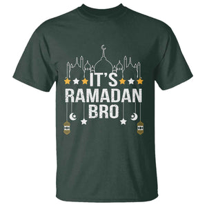 It's Ramadan Bro T Shirt Islamic Fasting Muslim TS02 Dark Forest Green Print Your Wear