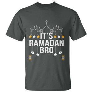 It's Ramadan Bro T Shirt Islamic Fasting Muslim TS02 Dark Heather Print Your Wear