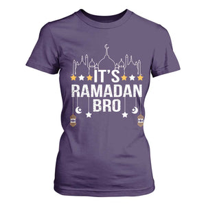 It's Ramadan Bro T Shirt For Women Islamic Fasting Muslim TS02 Purple Print Your Wear