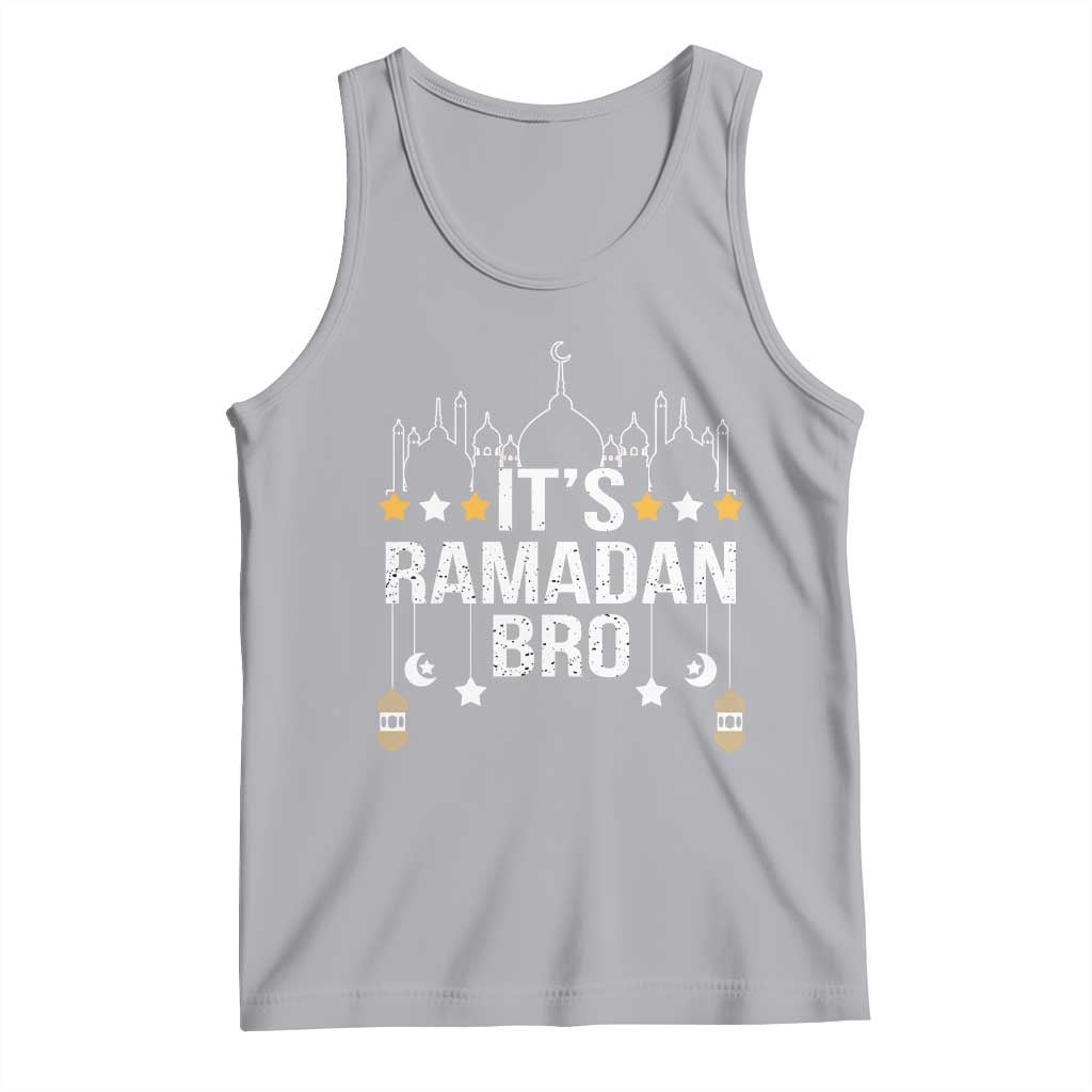 It's Ramadan Bro Tank Top Islamic Fasting Muslim TS02 Athletic Heather Print Your Wear