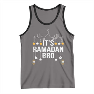 It's Ramadan Bro Tank Top Islamic Fasting Muslim TS02 Deep Heather Black Print Your Wear