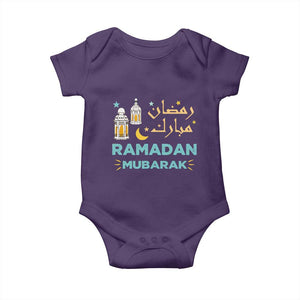 Ramadan Mubarak Muslim Baby Onesie TS02 Purple Print Your Wear