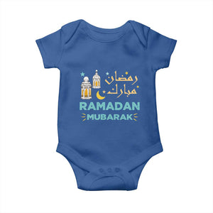 Ramadan Mubarak Muslim Baby Onesie TS02 Royal Blue Print Your Wear
