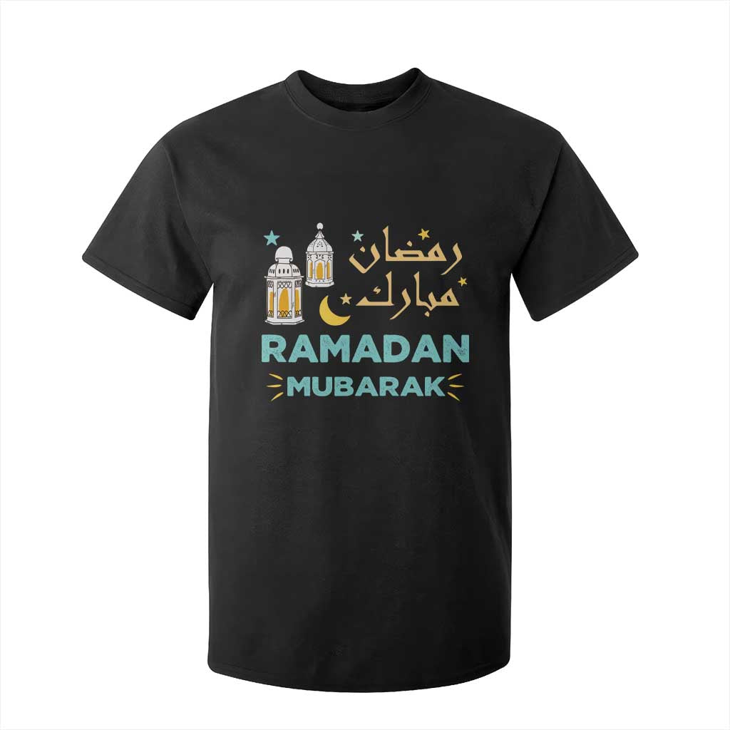 Ramadan Mubarak Muslim T Shirt For Kid TS02 Black Print Your Wear