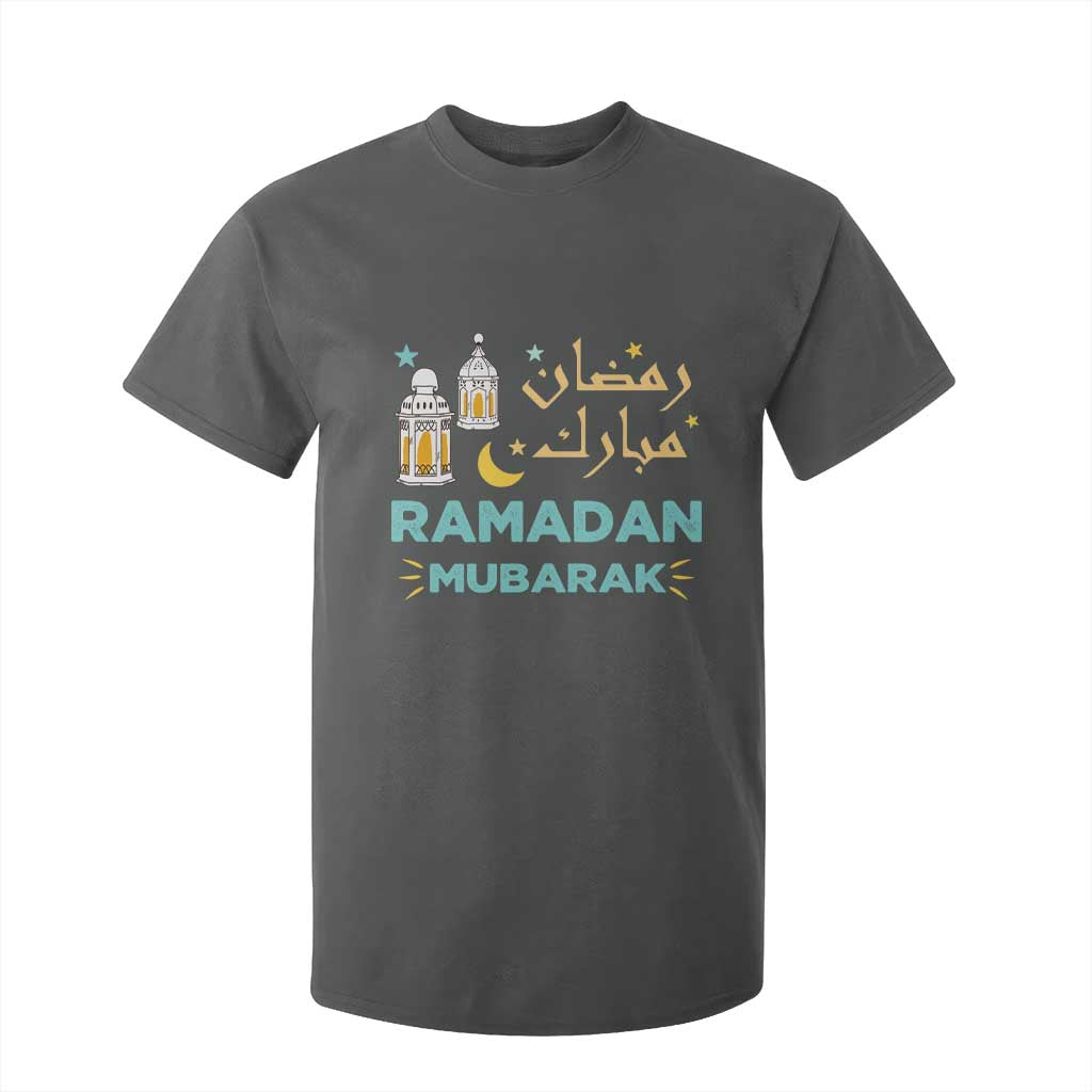 Ramadan Mubarak Muslim T Shirt For Kid TS02 Dark Heather Print Your Wear