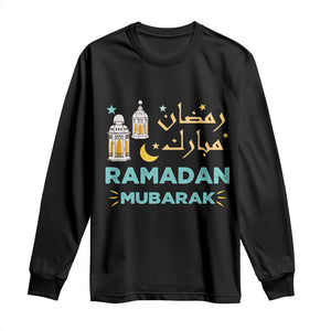 Ramadan Mubarak Muslim Long Sleeve Shirt TS02 Black Print Your Wear