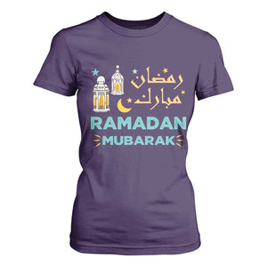 Ramadan Mubarak Muslim T Shirt For Women TS02 Purple Print Your Wear