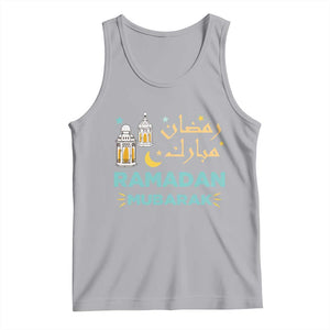 Ramadan Mubarak Muslim Tank Top TS02 Athletic Heather Print Your Wear