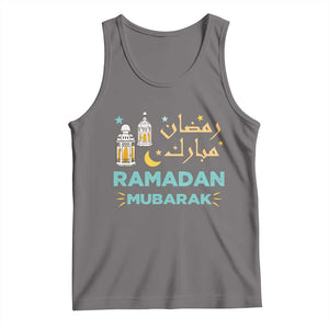 Ramadan Mubarak Muslim Tank Top TS02 Deep Heather Print Your Wear