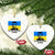 Im Not Playing Cards Ceramic Ornament Zelensky Trump Ukraine Flag TS02 Print Your Wear
