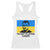 Im Not Playing Cards Racerback Tank Top Zelensky Trump Ukraine Flag TS02 White Print Your Wear