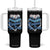 Respect The Drip Baseball Tumbler With Handle Driping Ice Cream Sport Lover TS02 One Size: 40 oz Black Print Your Wear