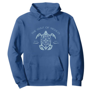 Gulf of Mexico Turtle Hoodie Golfo de Mexico Forever TS02 Royal Blue Print Your Wear