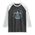 Gulf of Mexico Turtle Raglan Shirt Golfo de Mexico Forever TS02 Black White Print Your Wear