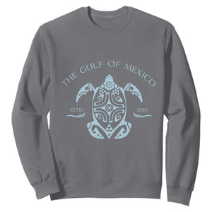 Gulf of Mexico Turtle Sweatshirt Golfo de Mexico Forever TS02 Charcoal Print Your Wear