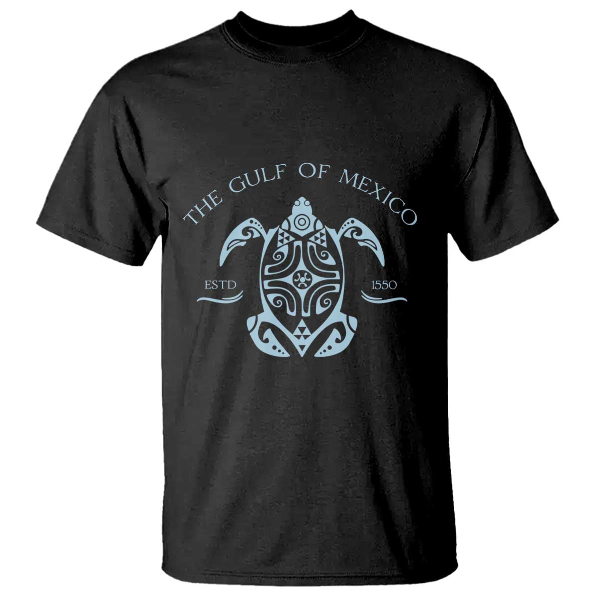 Gulf of Mexico Turtle T Shirt Golfo de Mexico Forever TS02 Black Print Your Wear