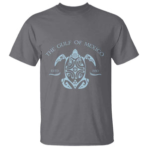 Gulf of Mexico Turtle T Shirt Golfo de Mexico Forever TS02 Charcoal Print Your Wear