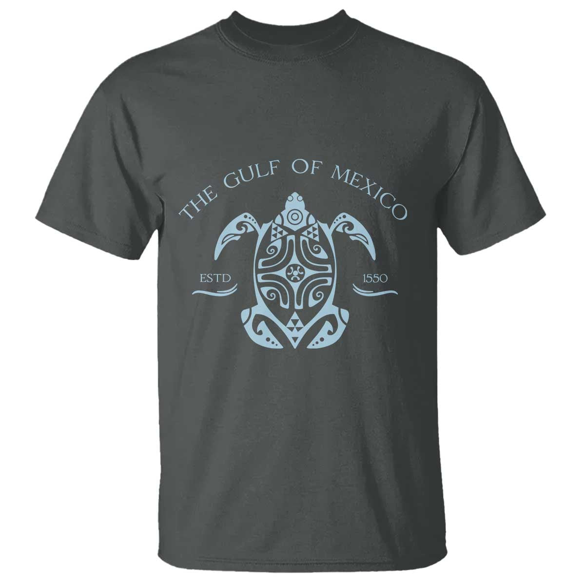 Gulf of Mexico Turtle T Shirt Golfo de Mexico Forever TS02 Dark Heather Print Your Wear