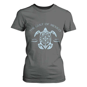 Gulf of Mexico Turtle T Shirt For Women Golfo de Mexico Forever TS02 Dark Heather Print Your Wear
