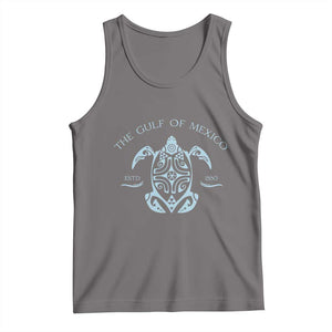 Gulf of Mexico Turtle Tank Top Golfo de Mexico Forever TS02 Deep Heather Print Your Wear