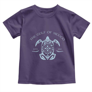 Gulf of Mexico Turtle Toddler T Shirt Golfo de Mexico Forever TS02 Purple Print Your Wear