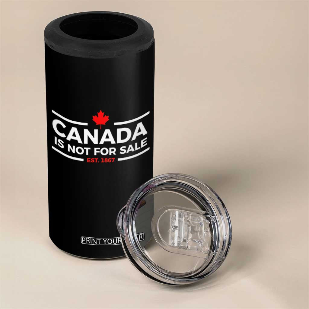 Canada Is Not For Sale Est. 1867 4 in 1 Can Cooler Tumbler TS02 Print Your Wear
