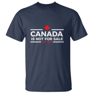 Canada Is Not For Sale Est. 1867 T Shirt TS02 Navy Print Your Wear