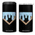 Baseball Ice Cream Dripping 4 in 1 Can Cooler Tumbler Home Plate Drip TS02 One Size: 16 oz Black Print Your Wear