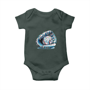 Baseball Drip Sprinkles Ice Cream Baby Onesie Ball and Glove Dripping TS02 Print Your Wear