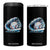 Baseball Drip Sprinkles Ice Cream 4 in 1 Can Cooler Tumbler Ball and Glove Dripping TS02 One Size: 16 oz Black Print Your Wear