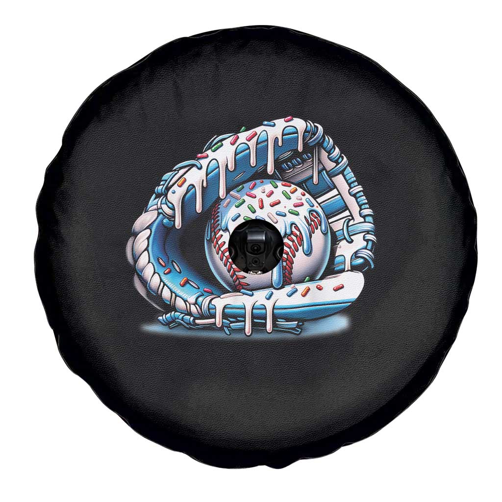 Baseball Drip Sprinkles Ice Cream Spare Tire Cover Ball and Glove Dripping TS02 Print Your Wear