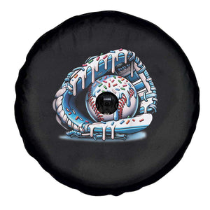 Baseball Drip Sprinkles Ice Cream Spare Tire Cover Ball and Glove Dripping TS02 Print Your Wear