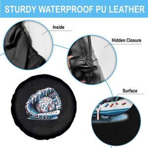 Baseball Drip Sprinkles Ice Cream Spare Tire Cover Ball and Glove Dripping TS02 Print Your Wear