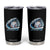 Baseball Drip Sprinkles Ice Cream Tumbler Cup Ball and Glove Dripping TS02 Black Print Your Wear