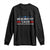 Are We Great Yet I Just Feel Embarrassed Long Sleeve Shirt Political Satire Stars and Stripes TS02 Black Print Your Wear